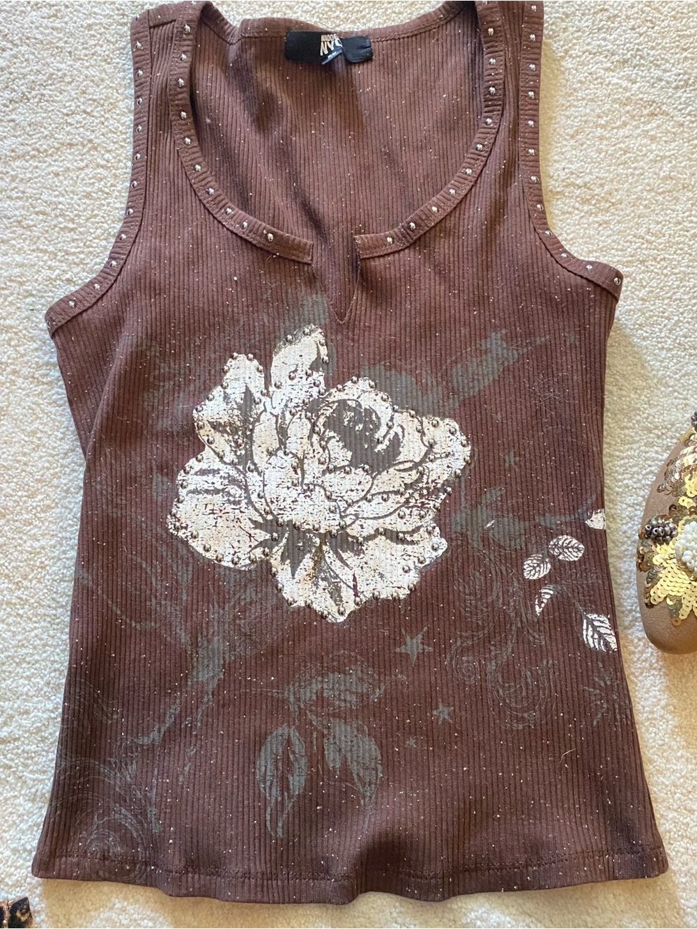 Madden NYC flowered tank - Picture 1 of 2